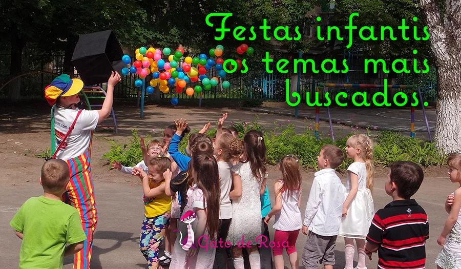 Festas infantis os temas mais buscados